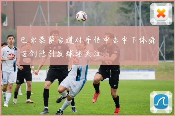 巴尔泰萨吉遭对手传中击中下体痛苦倒地引发球迷关注